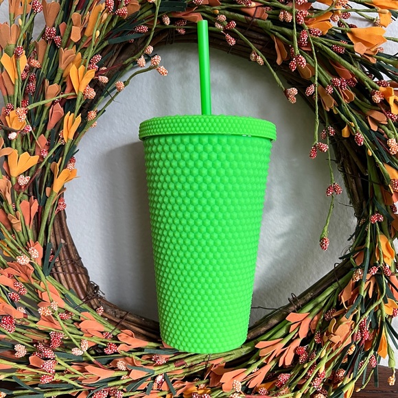 Starbucks Grande Neon Green Studded Tumbler 💚 - Picture 6 of 6